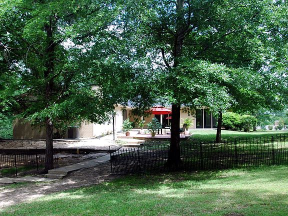 Backyard up to house