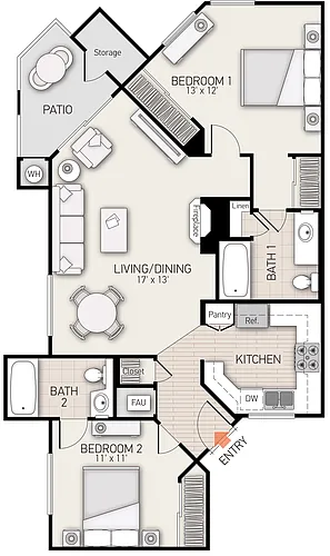Floor plan Plan C