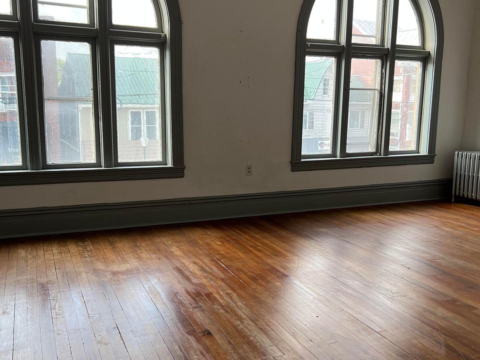 Living area with large windows