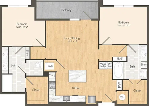 Floor plan B13