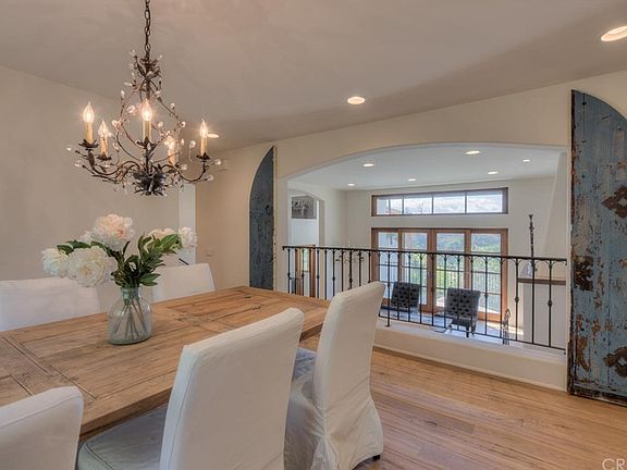 Formal Dining Room overlooking Living Room (church