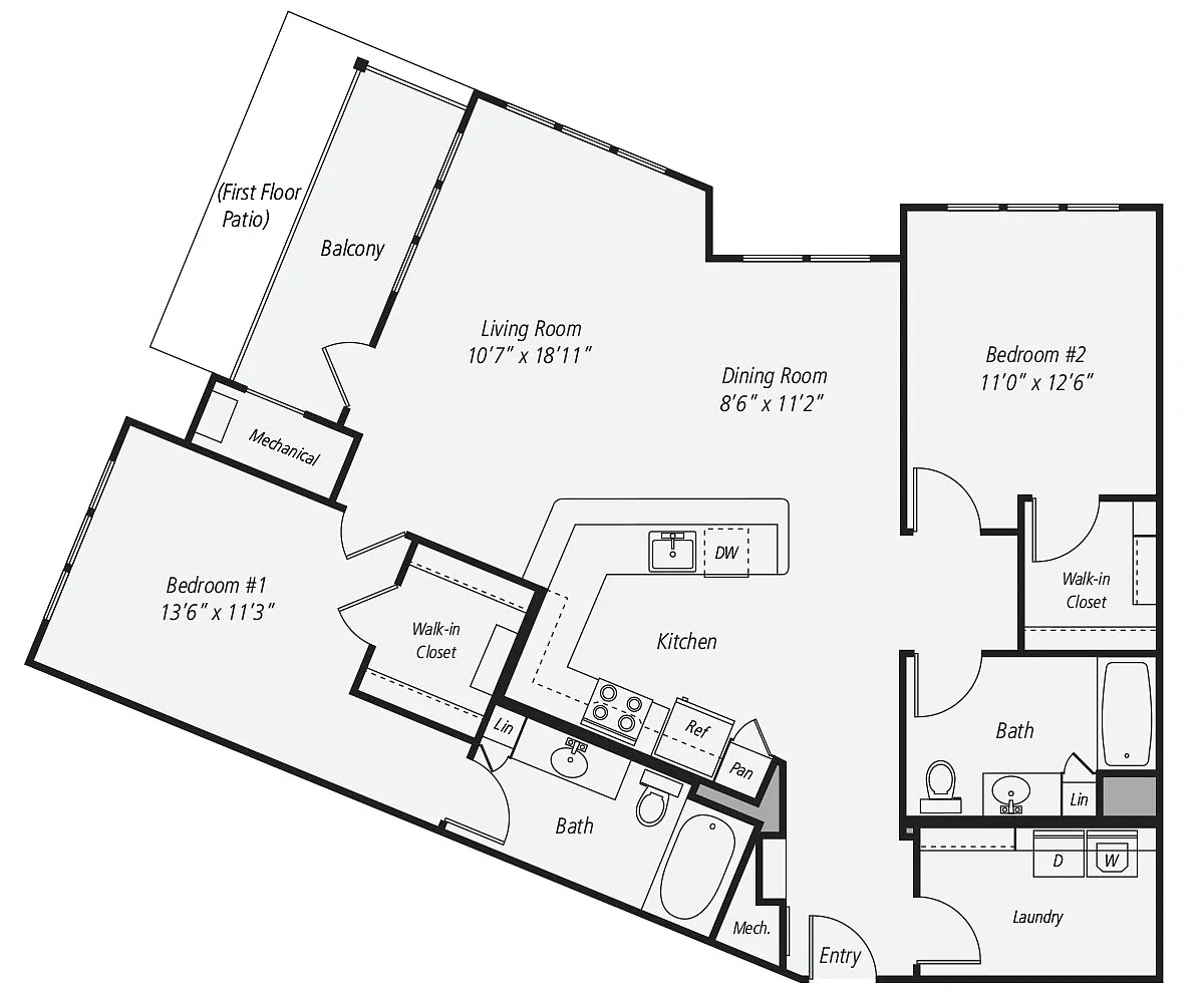 Floor plan B13-X-1364
