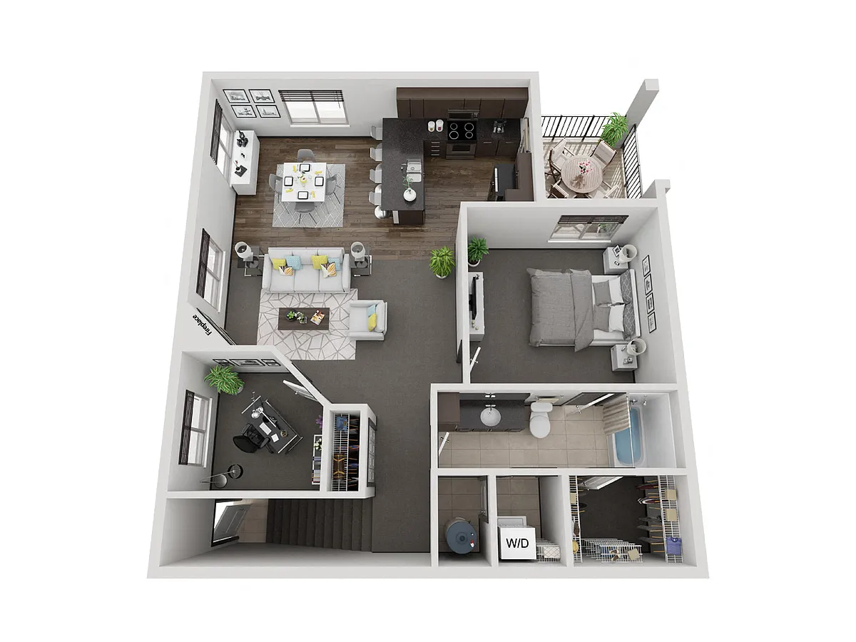 Floor plan Denali with Den