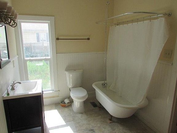 Full Bath with Claw Foot Tub