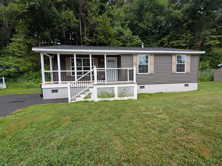 Front entrance and deck