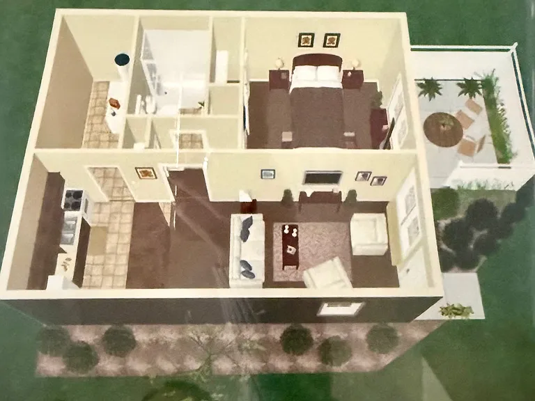 1 bedroom floor plan