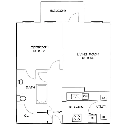 Floor plan Design 1A Premier