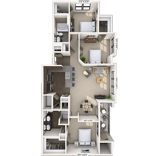Floor plan Water Oak