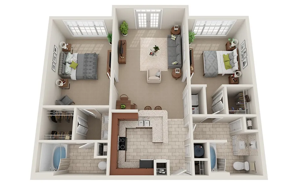 Floor plan B2D