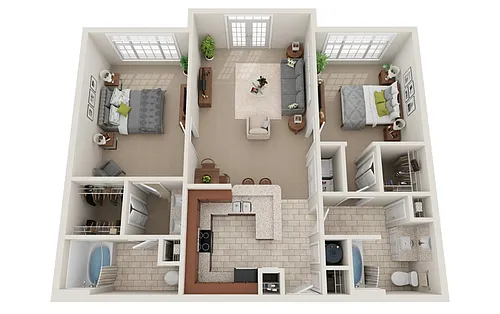 Floor plan B2D