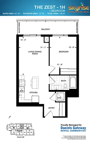 Floor plan The Zest