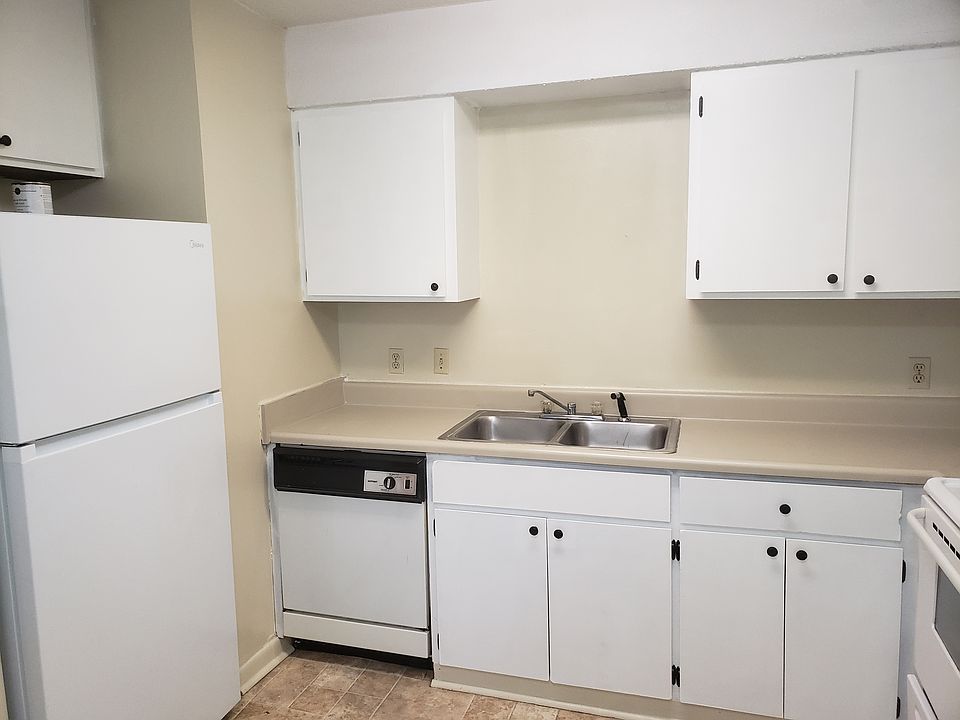 Updated kitchen with new cabinets and painted countertops