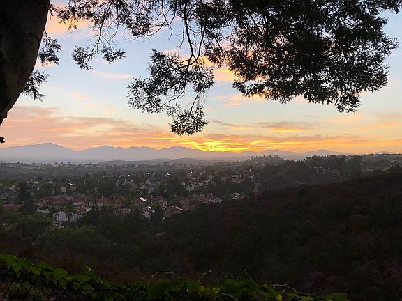 Sunrise from the back yard