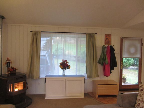 Pellet stove - front door