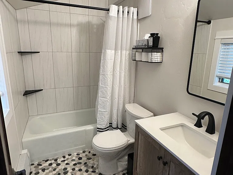Master bathroom - attached to master bedroom on second floor.