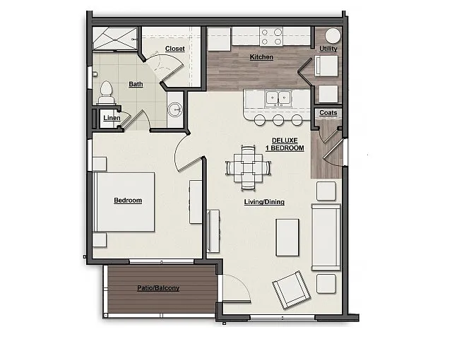Floor plan Rivers Edge Deluxe