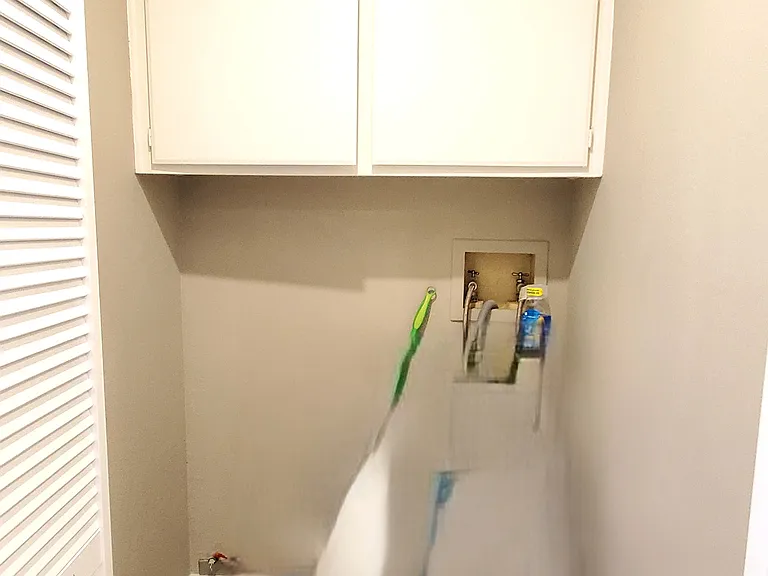 In unit laundry closet
