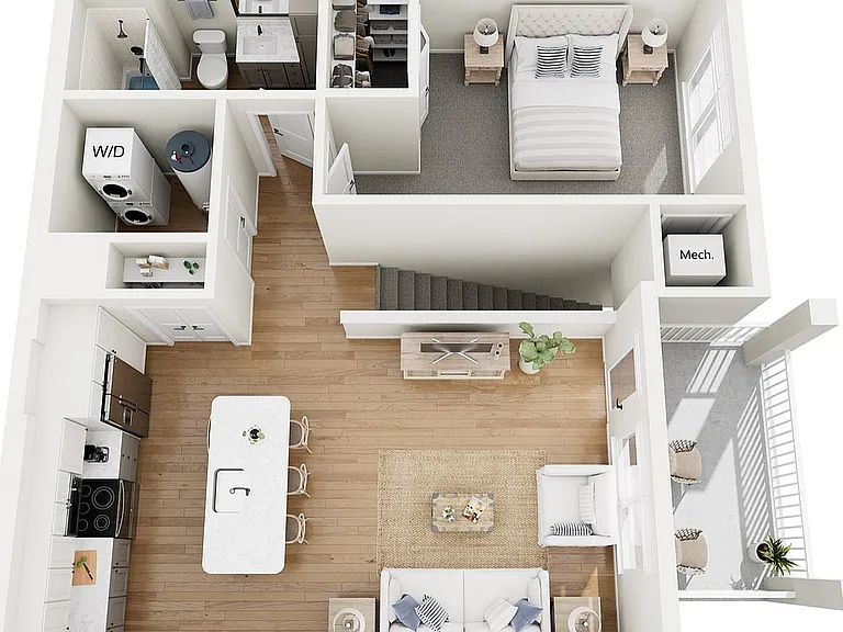 Floor Plan A5 | Echelon at Charlotte | Apartments in Charlotte, NC Floor Plan A5 | Echelon at Charlotte | Apartments in Charlotte, NC