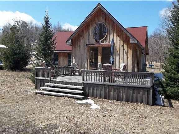 early spring : east side of house