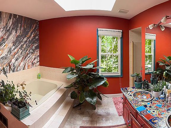 Master bathroom with jacuzzi