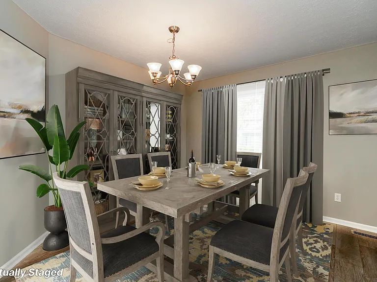 May look like this when furnished. Home is rented without furnishing.