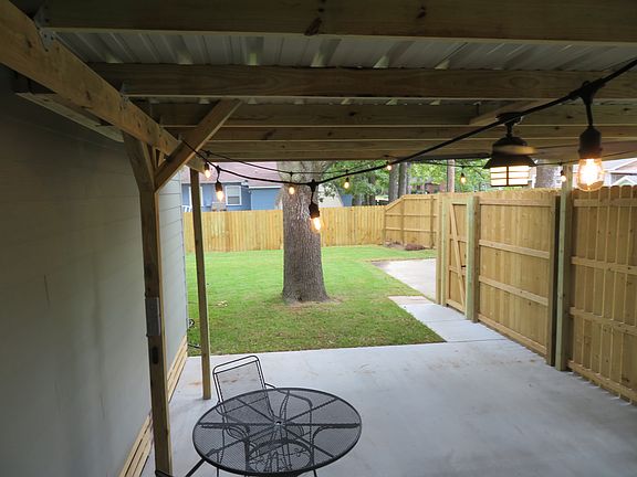 Covered back patio 