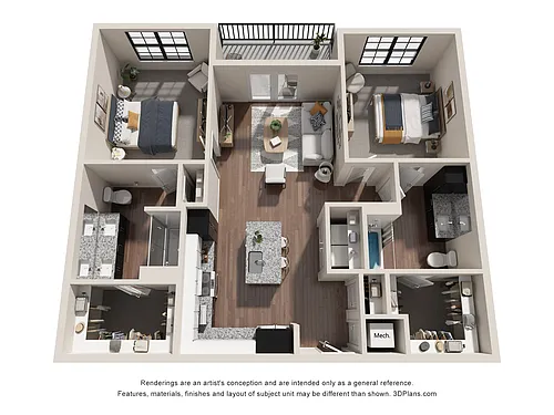 Floor plan B2
