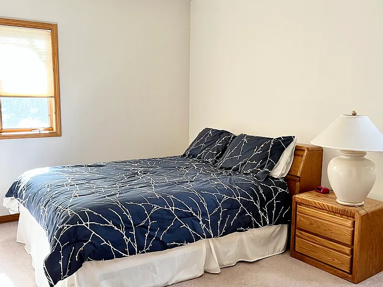 2nd bedroom with full bath and 2 windows