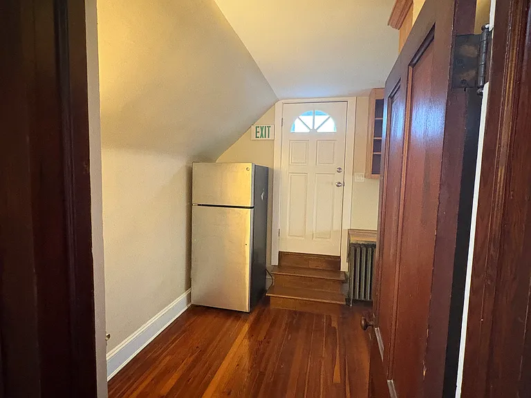 kitchen and door to back porch