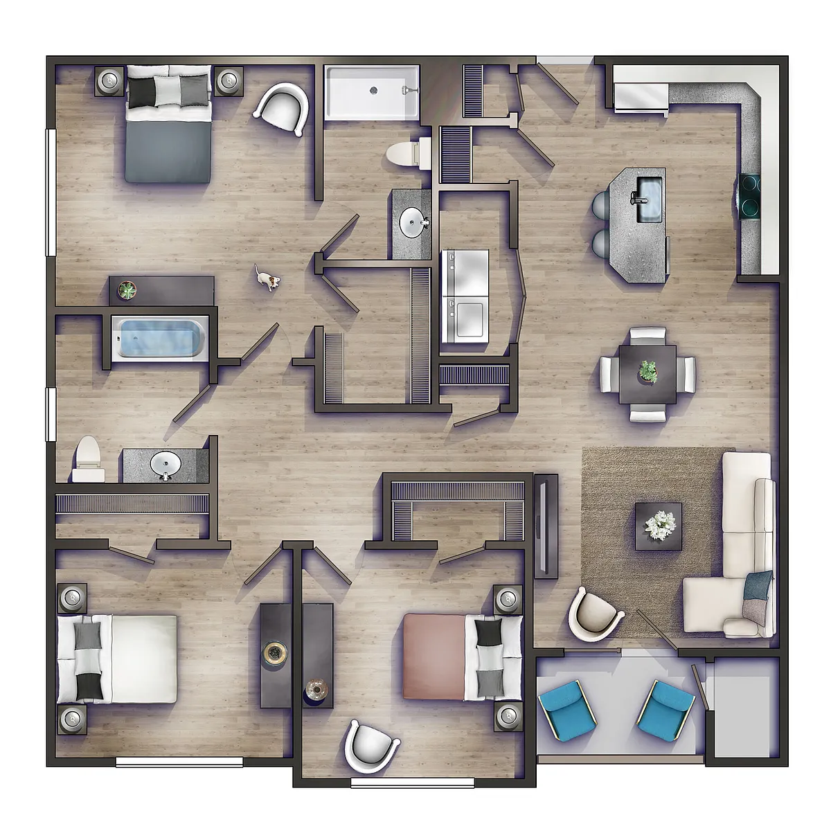 Floor plan The Heron