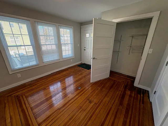 Bedroom 2 with outdoor access to front deck