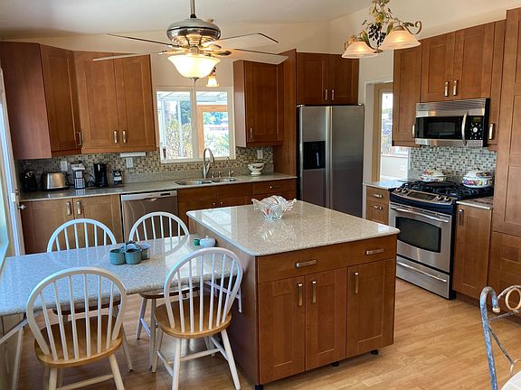 Kitchen with breakfast area.
