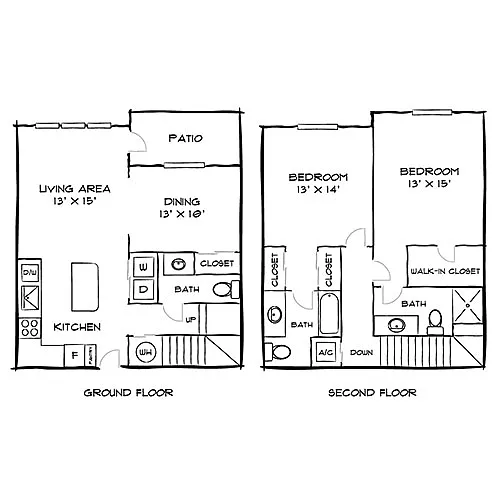 Floor plan Fuente Townhome Premier II
