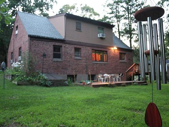 Backyard with deck
