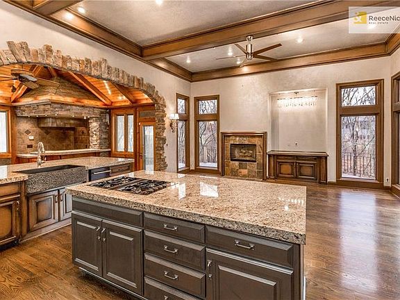Kitchen open to Hearth