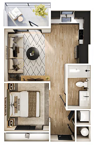 Floor plan E1