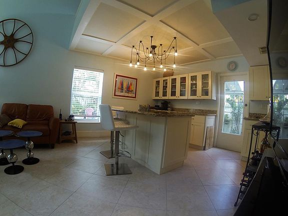 Kitchen island and dining