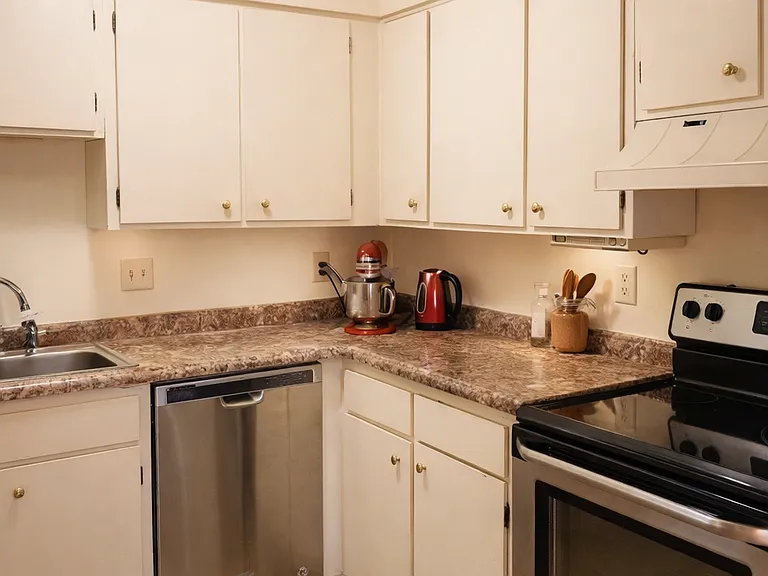 kitchen with stainless steel appliances
