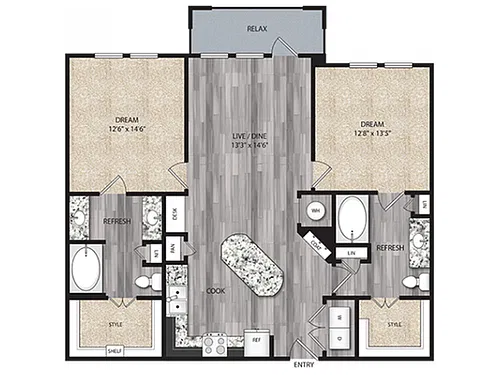 Floor plan B1