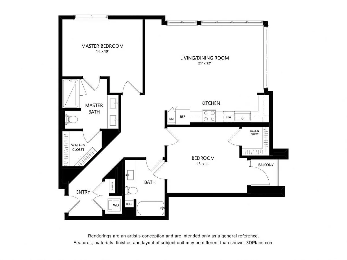 Floor plan HARBOR B7