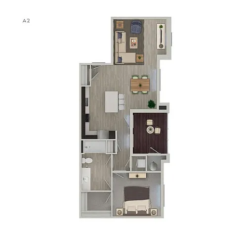 Floor plan 1A-ALT 2