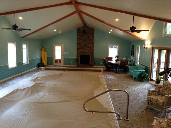 Indoor pool room