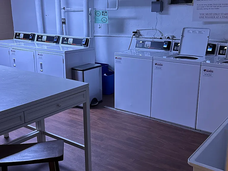 laundry room (basement-level, shared)