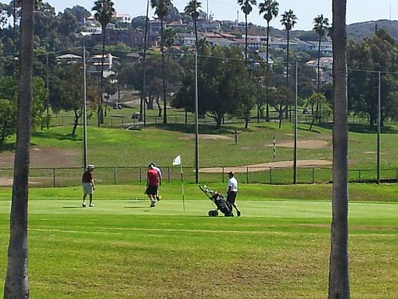 view of San Clemente Golf Course from the condo