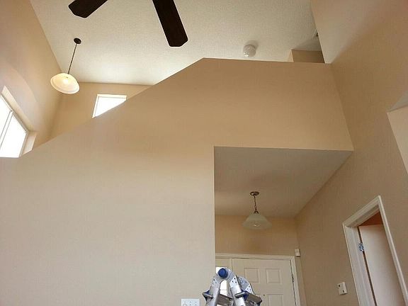 Living room and entry way.