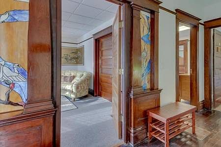 Entry looking into parlor