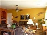 open great room with built in entertainment center