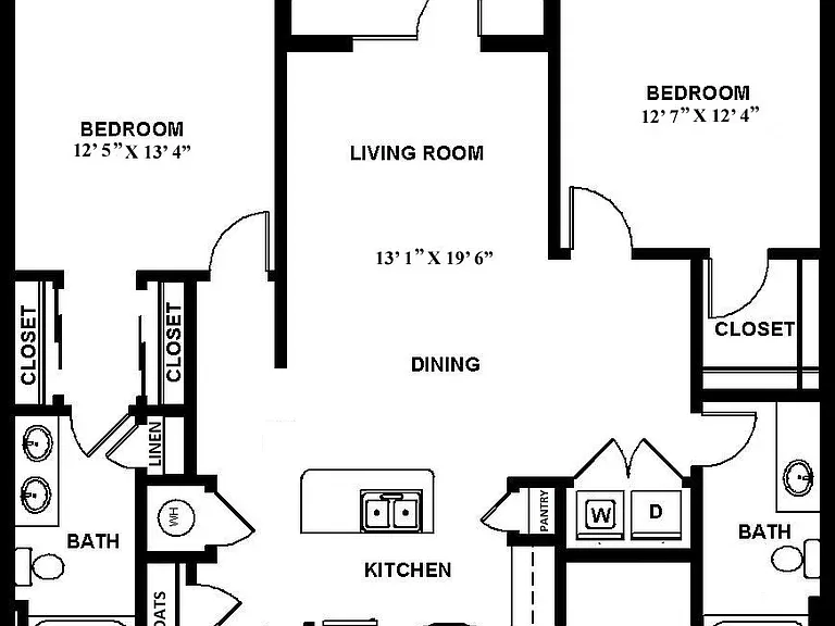 Jones Grant Urban Flats - B2 - 2 Beds - 2 Baths - 1135 Sq. ft.