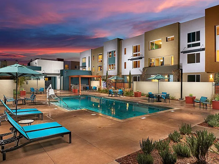 swimming pool with BBQ