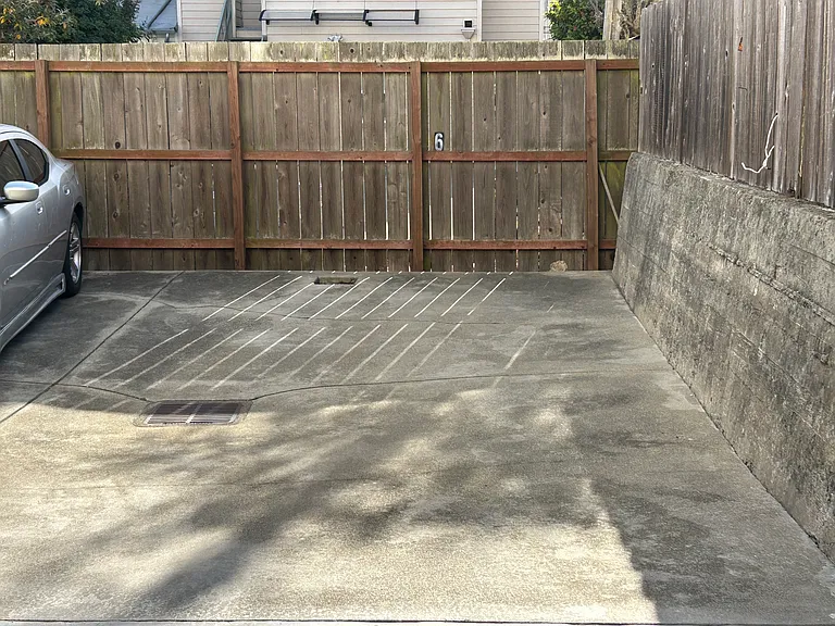 Designated 1 car parking location for apartment #6